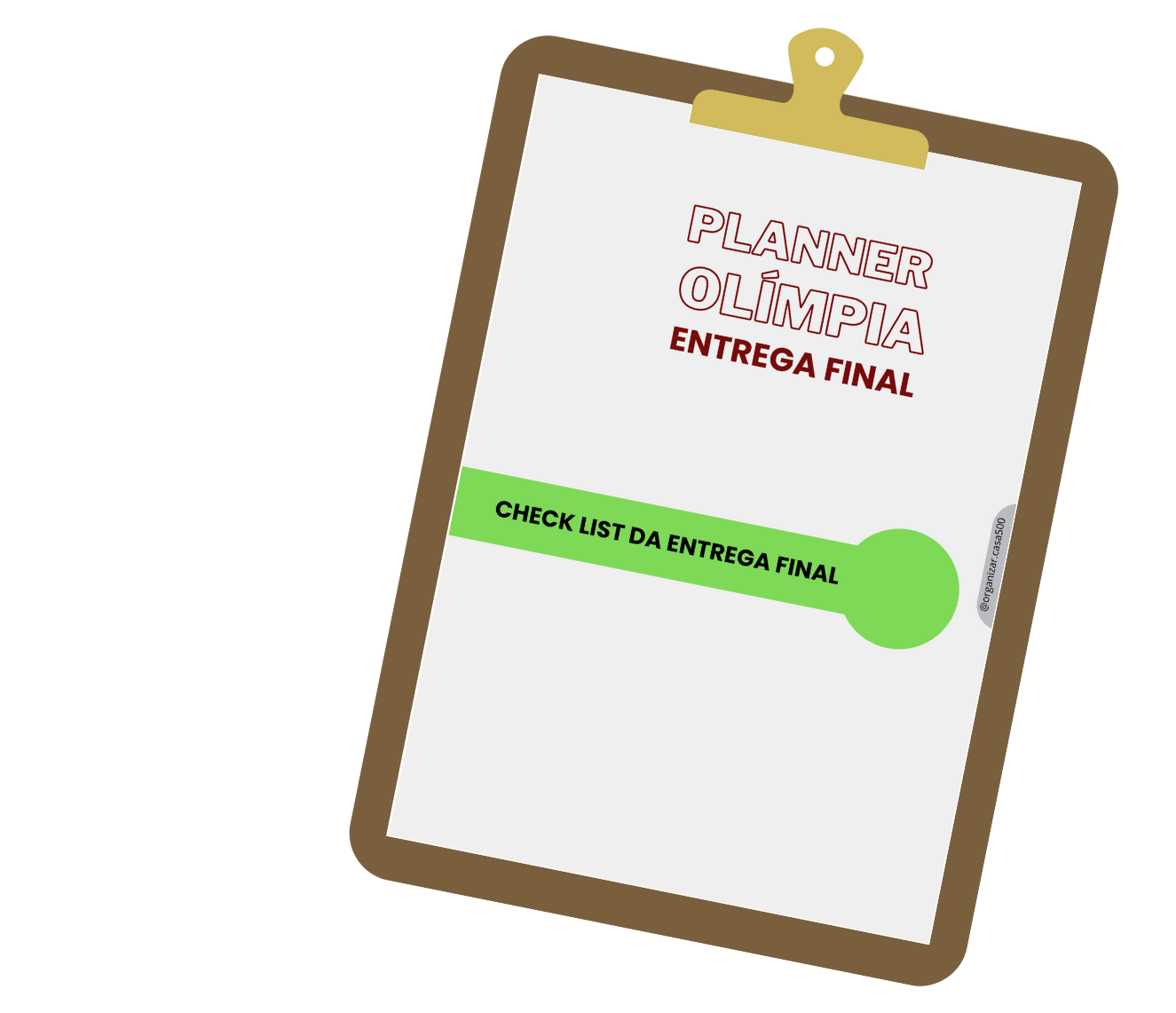 Check list da entrega final